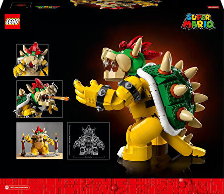 Lego® Super Mario™ Mighty Bowser™ 71411 - Yetişkin Hayranlar Için Koleksiyonluk Yapım Seti (2807 Par