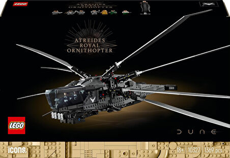 Lego Icons Dune: Çöl Gezegeni Atreides Royal Ornithopter 10327 - Yetişkinler Için Koleksiyonluk Yara
