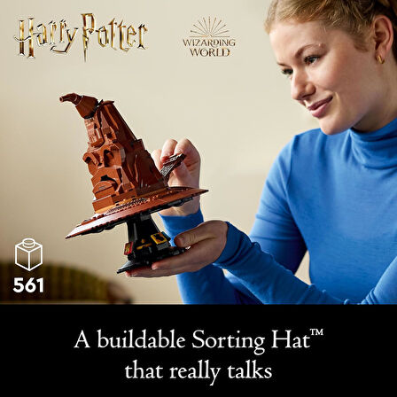 Lego Harry Potter Konuşan Seçmen Şapka 76429 - Yetişkin Harry Potter Hayranları Için Koleksiyonluk Y