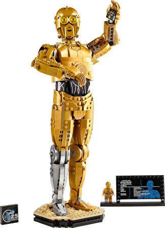 Lego Star Wars C-3Po 75398 - Yetişkinler Için İnşa Edilebilen Koleksiyonluk Ve Nostaljik Droid Figür
