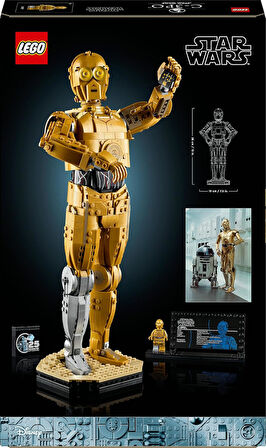 Lego Star Wars C-3Po 75398 - Yetişkinler Için İnşa Edilebilen Koleksiyonluk Ve Nostaljik Droid Figür