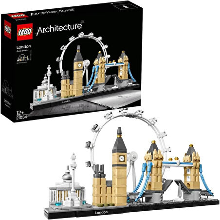 Lego Architecture Londra 21034 - Seyahat, Mimari Ve Tarih Meraklısı Yetişkinler Için Koleksiyonluk S
