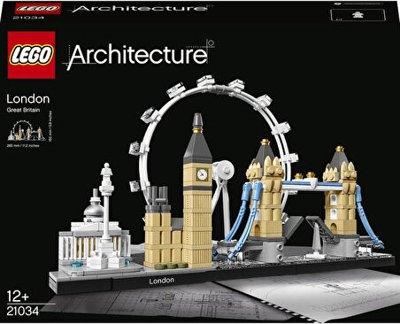 Lego Architecture Londra 21034 - Seyahat, Mimari Ve Tarih Meraklısı Yetişkinler Için Koleksiyonluk S