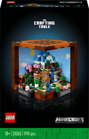 Lego Minecraft Eşya Yapma Masası 21265 - Yetişkinler Için Koleksiyonluk Yaratıcı Model Yapım Seti (1