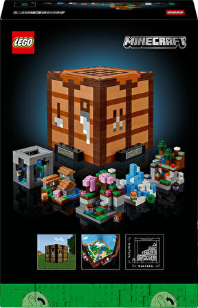 Lego Minecraft Eşya Yapma Masası 21265 - Yetişkinler Için Koleksiyonluk Yaratıcı Model Yapım Seti (1