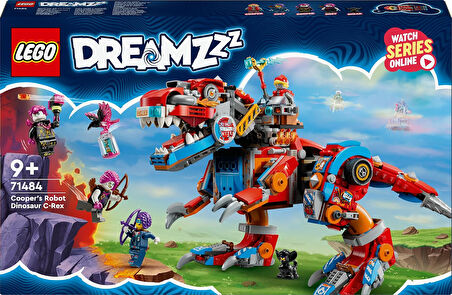 Lego Dreamzzz Cooper’In Robot Dinozoru C-Rex 71484 – 9 Yaş Ve Üzeri Çocuklar İçin 4 Minifigür Ve T. 