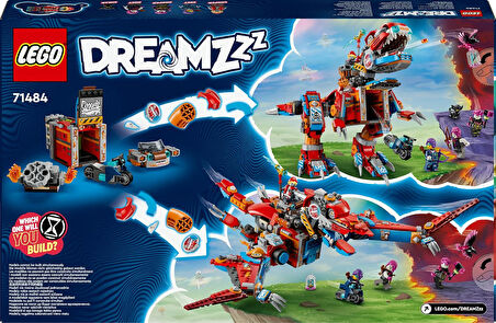 Lego Dreamzzz Cooper’In Robot Dinozoru C-Rex 71484 – 9 Yaş Ve Üzeri Çocuklar İçin 4 Minifigür Ve T. 