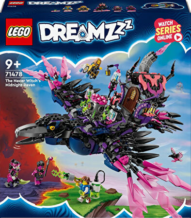 Lego Dreamzzz Never Cadısı’Nın Gece Yarısı Kuzgunu 71478 – 9 Yaş Ve Üzeri İçin Fantastik Yaratık Fig