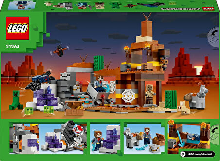 Lego Minecraft Çorak Arazi Maden Kuyusu 21263-8 Yaş Ve Üzeri Macera Oyunları Seven Çocuklar İçin Min