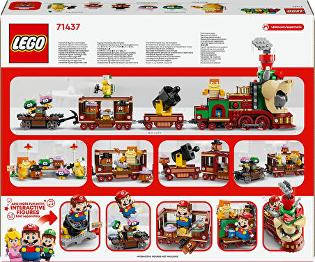 Lego Super Mario Bowser Ekspres Treni 71437-9 Yaş Ve Üzeri Çocuklar Için Nintendo Karakteri İçeren Y