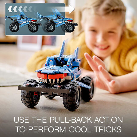 Lego Technic Monster Jam Megalodon 42134 - 7 Yaş Ve Üzeri Araçları Seven Çocuklar İçin 2’Si 1 Arada 