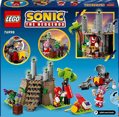Lego Sonic The Hedgehog Knuckles Ve Master Emerald Tapınağı 76998 – 8 Yaş Ve Üzeri Çocuklar İçin Vid