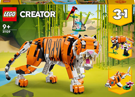 Lego® Creator 3’Ü 1 Arada Muhteşem Kaplan 31129-9 Yaş Ve Üzeri Çocuklar Için Kaplan, Kırmızı Panda V
