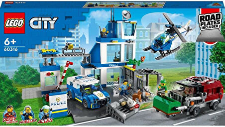 Lego® City Polis Merkezi 60316-6 Yaş Ve Üzeri Çocuklar Için Oyuncak Yapım Seti (668 Parça)