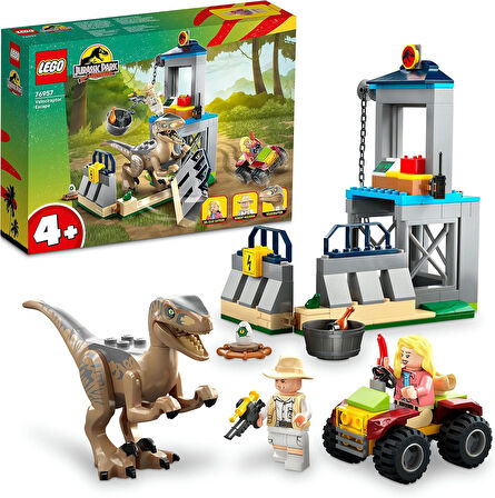 Lego® Jurassic World Velociraptor Kaçışı 76957-4 Yaş Ve Üzeri Çocuklar Için Yaratıcı Oyuncak Dinozor