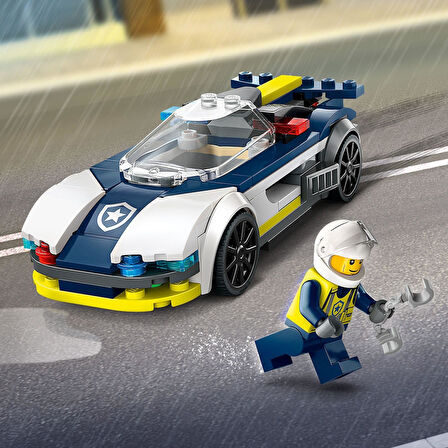 Lego City Polis Arabası Ve Spor Araba Takibi 60415-6 Yaş Ve Üzeri Çocuklar Için Polis Minifigürü İçe