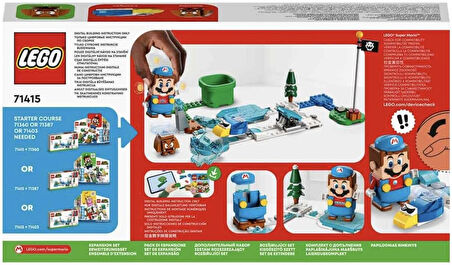 Lego® Super Mario™ Ice Mario Kostümü Ve Donmuş Dünya Ek Macera Seti 71415-6 Yaş Ve Üzeri Çocuklar Iç