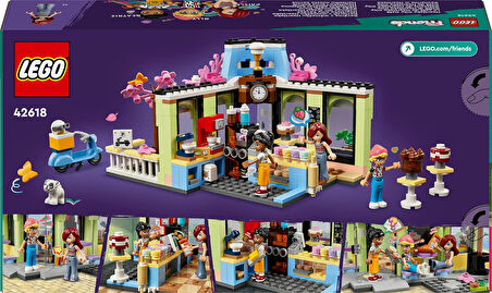 Lego Friends Heartlake City Kafe’Si 42618-6 Yaş Ve Üzeri Çocuklar Pastane Oyuncağı İçeren Yaratıcı O