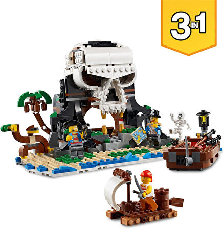 Lego® Creator 3’Ü 1 Arada Korsan Gemisi 31109-9 Yaş Ve Üzeri İçin Yaratıcı Oyuncak Yapım Seti (1260 