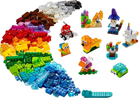 Lego Classic Yaratıcı Şeffaf Yapım Parçaları 11013 - 4 Yaş Ve Üzeri Çocuklar İçin Şeffaf Yapım Parça