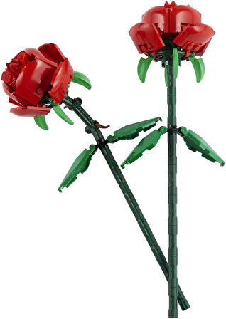 Lego® Icons Gül 40460 - Dekoratif, Koleksiyonluk Ve Sergilenebilir Çiçek Modeli Yapım Seti (120 Parç