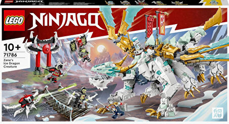 Lego® Ninjago® Zane’In Buz Ejderhası Yaratığı 71786-10 Yaş Ve Üzeri Çocuklar Için Ejderha Figürü İçe