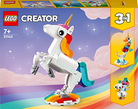 Lego Creator Sihirli Tek Boynuzlu At 31140-7 Yaş Ve Üzeri Çocuklar İçin Tek Boynuzlu At, Denizatı Ve