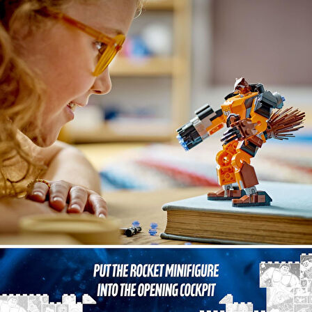 Lego® Marvel Rocket Robot Zırhı 76243-6 Yaş Ve Üzeri Çocuklar Için Marvel Studios Galaksinin Koruyuc