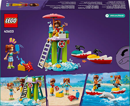 Lego Friends Plaj Su Motoru 42623-5 Yaş Ve Üzeri Çocuklar Için Yunus Figürü İçeren Eğitici Ve Yaratı