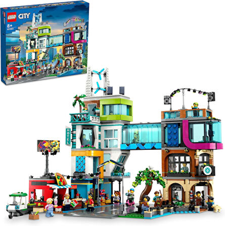 Lego City Şehir Merkezi 60380 - 8 Yaş Ve Üzeri Çocuklar İçin Çok Özellikli, Yeniden Yapılandırılabil
