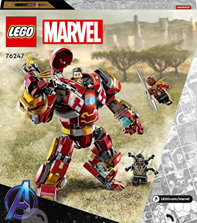 Lego® Marvel Hulkbuster: Wakanda Savaşı 76247-8 Yaş Ve Üzeri Çocuklar Için Robot Ve Minifigürler İçe