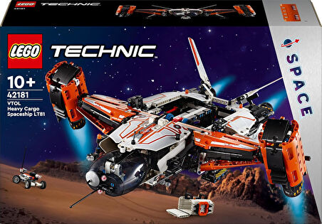 Lego Technic Vtol Ağır Kargo Uzay Gemisi Lt81 42181-10 Yaş Ve Üzeri Uzay Meraklısı Çocuklar Için Yar