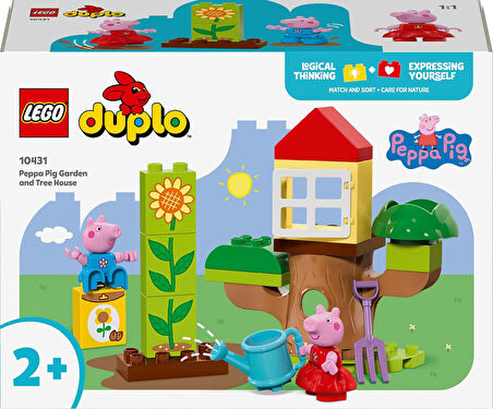 Lego Duplo Peppa Pig Bahçe Ve Ağaç Ev 10431-2 Yaş Ve Üzeri Çocuklar Için Peppa Pig Minifigürü İçeren