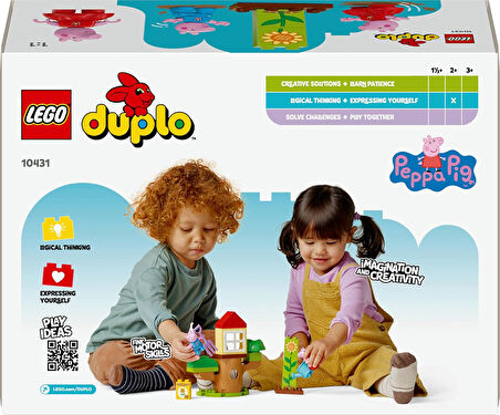 Lego Duplo Peppa Pig Bahçe Ve Ağaç Ev 10431-2 Yaş Ve Üzeri Çocuklar Için Peppa Pig Minifigürü İçeren