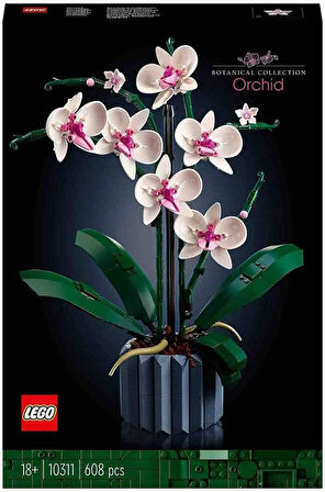 Lego Icons Orkide 10311 - Yetişkinler İçin Dekoratif, Koleksiyonluk Ve Sergilenebilir Çiçek Modeli Y
