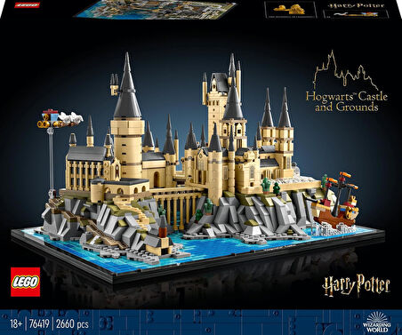 Lego® Harry Potter™ Hogwarts™ Şatosu Ve Bahçesi 76419 - Yetişkin Hayranlar Için Yaratıcı Model Yapım