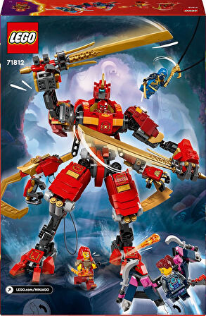 Lego Ninjago Kai’Nin Ninja Tırmanma Robotu 71812-9 Yaş Ve Üzeri Çocuklar Için 4 Ninja Minifigürü İçe