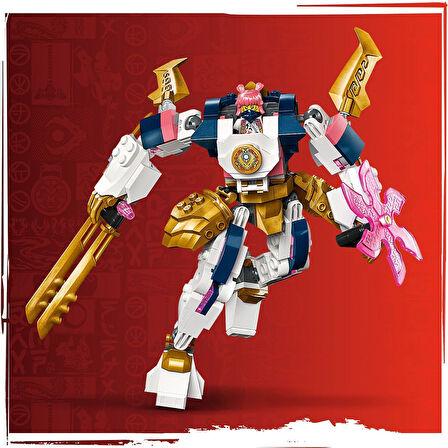 Lego Ninjago Sora’Nın Teknoloji Elementi Robotu 71807-7 Yaş Ve Üzeri Çocuklar Için Aksiyon Figürü İç