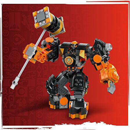 Lego Ninjago Cole’Un Toprak Elementi Robotu 71806-7 Yaş Ve Üzeri Çocuklar Için Aksiyon Figürü İçeren