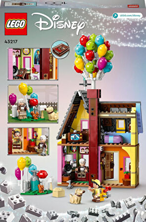 Lego® | Disney Pixar “Yukarı Bak” Evi 43217-9 Yaş Ve Üzeri Sinemaseverler Için İnşa Edilebilir Ve Se
