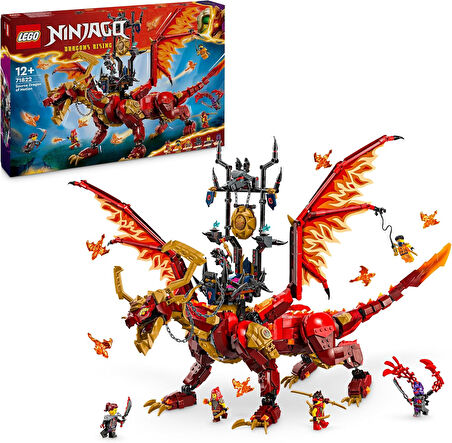 Lego Ninjago Hareket Kaynak Ejderhası 71822 – 12 Yaş Ve Üzeri İçin 6 Minifigür İçeren Yaratıcı Oyunc