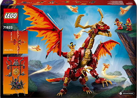 Lego Ninjago Hareket Kaynak Ejderhası 71822 – 12 Yaş Ve Üzeri İçin 6 Minifigür İçeren Yaratıcı Oyunc