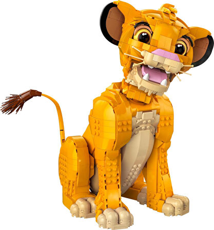 Lego® ǀ Disney Genç Aslan Kral Simba 43247 – Yetişkinler İçin Koleksiyonluk Ve Sergilenebilir Yaratı