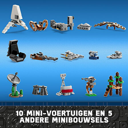 Lego® Star Wars™ Yılbaşı Takvimi 2023 75366-6 Yaş Ve Üzeri Star Wars Seven Çocuklar Için 9 Karakter 