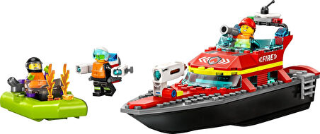 Lego® City İtfaiye Kurtarma Teknesi 60373-5 Yaş Ve Üzeri Uygulamalı Oyunları Seven Çocuklar Için Oyu