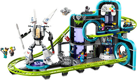 Lego City Robot Dünyası Hız Treni Parkı 60421-8 Yaş Ve Üzeri Çocuklar Için Yaratıcı Oyuncak Yapım Se