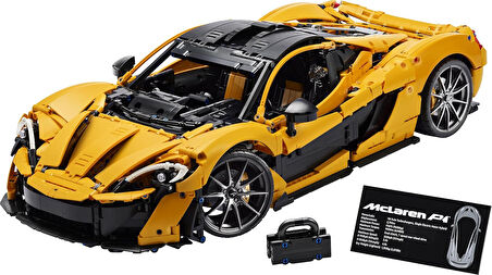 Lego Technic Mclaren P1 42172, Otomobil Tutkunu Yetişkinler Için Sergilenebilir Araba Modeli Yapım S