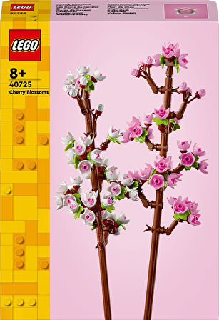 Lego Icons Kiraz Çiçekleri 40725 - Dekoratif, Koleksiyonluk Ve Sergilenebilir Çiçek Modeli Yapım Set