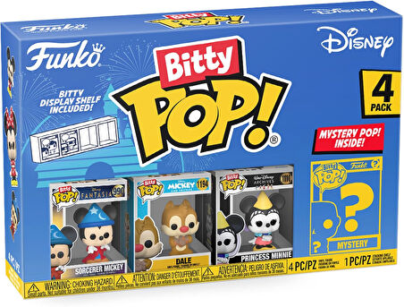 Funko Bitty Pop Figür Disney - Sorcerer Mickey 4Pk