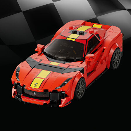 Lego Speed Champions Ferrari 812 Competizione 76914-9 Yaş Ve Üzeri Çocuklar İçin Koleksiyonluk Araba